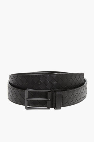 Leather INTRECCIO Belt 35mm