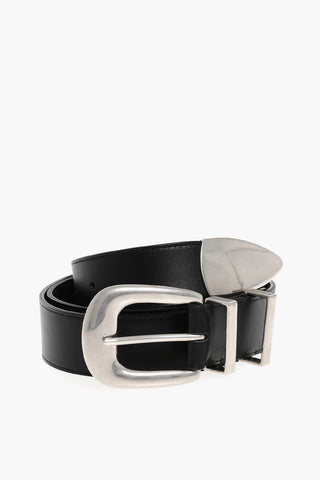 Ledergürtel mit 35 mm Messingschnalle