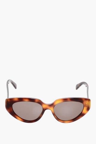 Cat-Eye Sunglasses with Tortoiseshell Frame