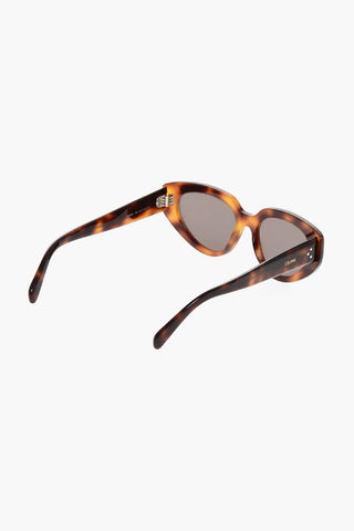 Cat-Eye Sunglasses with Tortoiseshell Frame
