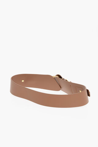 Leather Corset Belt with Rope Detail 70mm