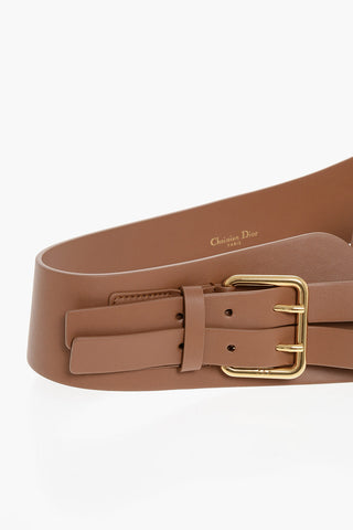 Leather Corset Belt with Rope Detail 70mm