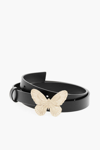 Leather METAMORPHOSE Belt with Brass Buckle 20mm