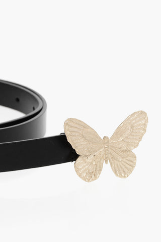 Leather METAMORPHOSE Belt with Brass Buckle 20mm
