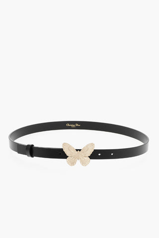 Leather METAMORPHOSE Belt with Brass Buckle 20mm