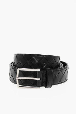 Woven Leather Belt 35mm