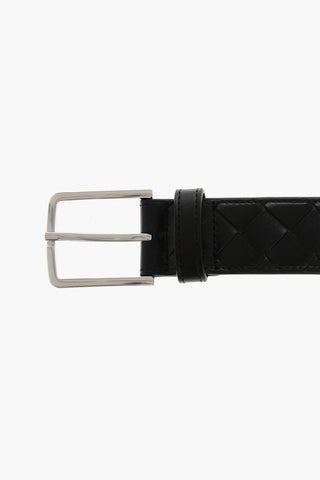 Woven Leather Belt 35mm