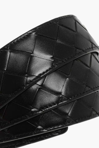 Woven Leather Belt 35mm