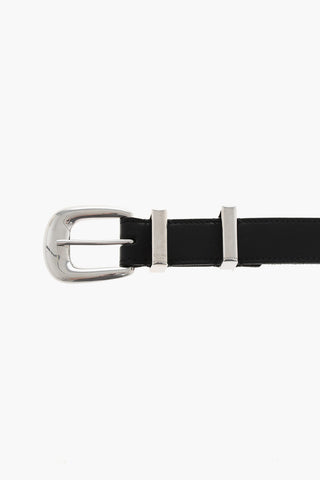 Cintura in Pelle con Fibbia in Ottone 25mm