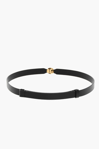 Leather PEPITE Slim Belt 20mm