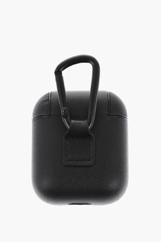 Custodia per Airpods in Tinta Unita con Logo a Contrasto