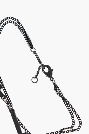 Bracciale JESUS a Doppia Catena con Charms a Forma di Croce