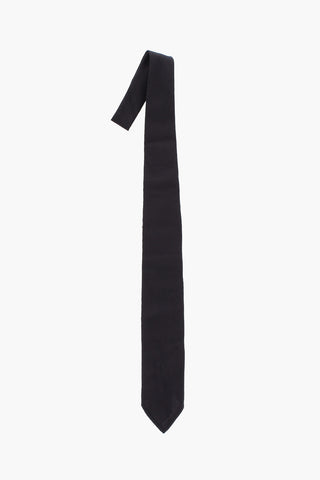 Jacquard Silk Tie with Micro Motifs