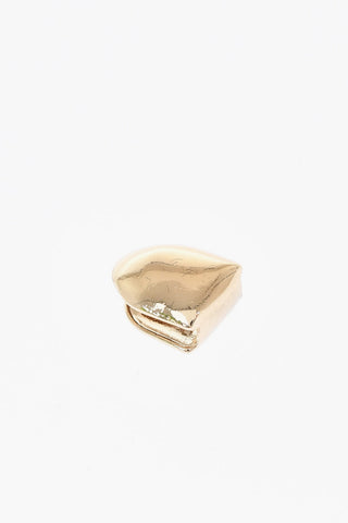 Gold-Tone Metal HARRY Teeth Accessory with Polished Finish
