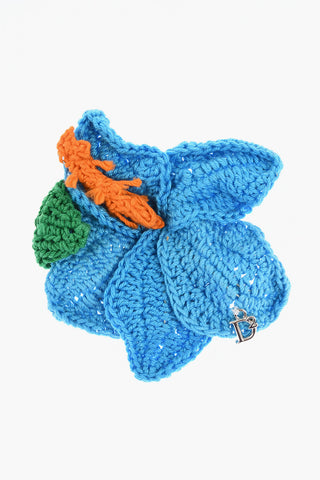 Orecchino Singolo in Crochet a Forma di Fiore