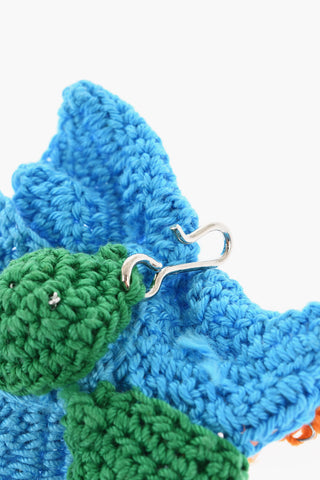 Orecchino Singolo in Crochet a Forma di Fiore