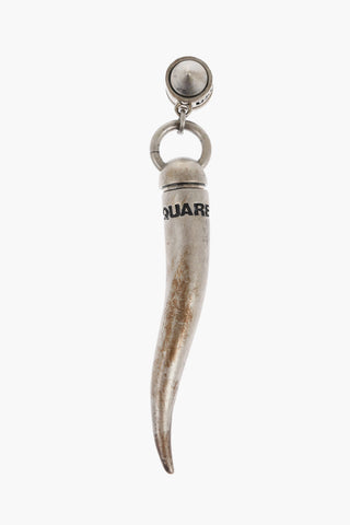 Metal LUCKY HORN Single Magnetic Earring