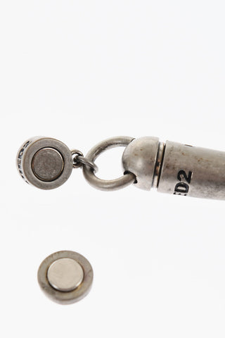 Metal LUCKY HORN Single Magnetic Earring