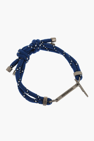 Metal and Rope Bracelet