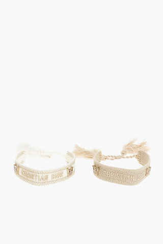 Fabric J'ADIOR 2-Bracelet Set
