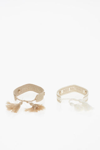 Fabric J'ADIOR 2-Bracelet Set