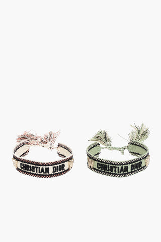 Fabric J'ADIOR 2-Bracelet Set
