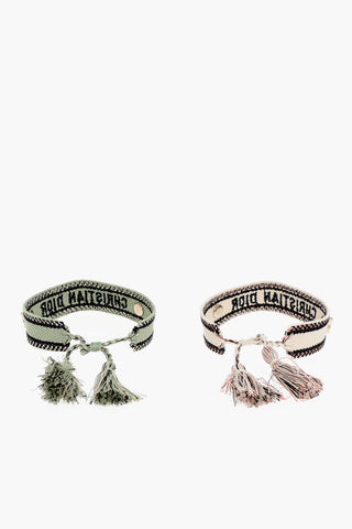 Fabric J'ADIOR 2-Bracelet Set