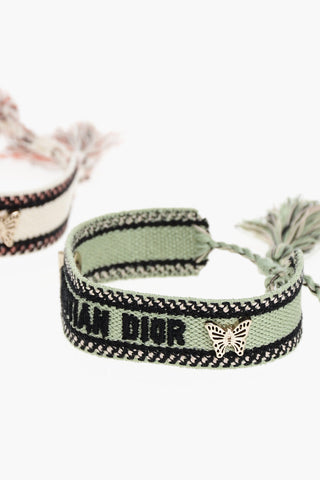 Fabric J'ADIOR 2-Bracelet Set