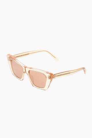Cat-Eye Sunglasses with See Through Frame