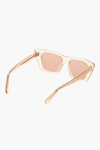 Cat-Eye Sunglasses with See Through Frame