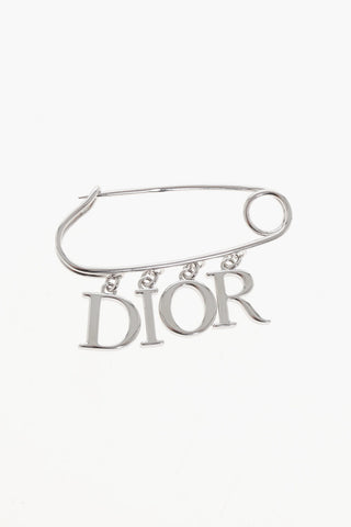 Brass PLAIN LETTER Brooch
