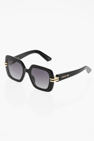 Squared Sunglasses with Logoed Rods