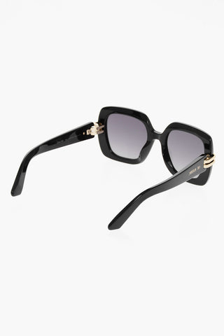 Squared Sunglasses with Logoed Rods