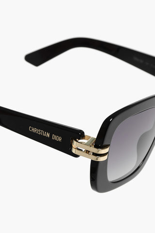 Squared Sunglasses with Logoed Rods