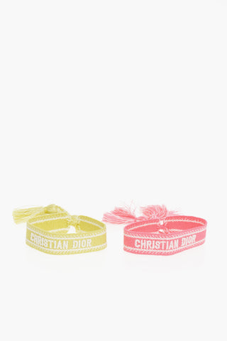 Fabric J'ADIOR 2-Bracelet Set