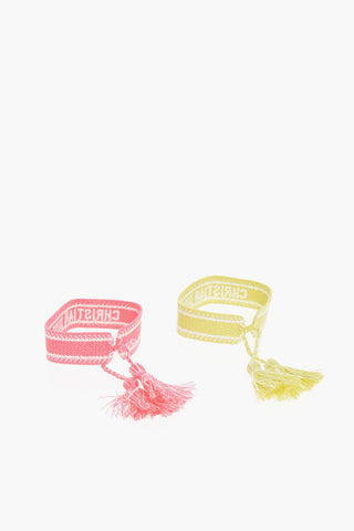 Fabric J'ADIOR 2-Bracelet Set