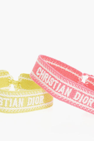 Fabric J'ADIOR 2-Bracelet Set
