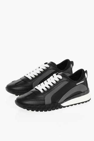 LEGEND Sneakers aus Leder mit kontrastierenden Details