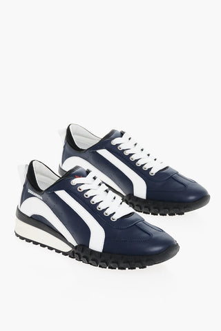 LEGEND Leather Sneakers with Contrasting Details