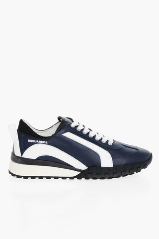 LEGEND Leather Sneakers with Contrasting Details