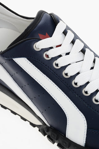 LEGEND Leather Sneakers with Contrasting Details