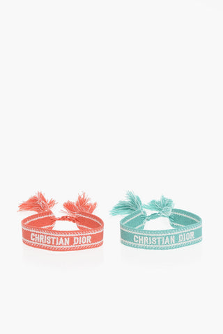 Fabric J'ADIOR 2-Bracelet Set