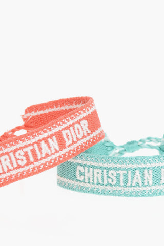 Fabric J'ADIOR 2-Bracelet Set