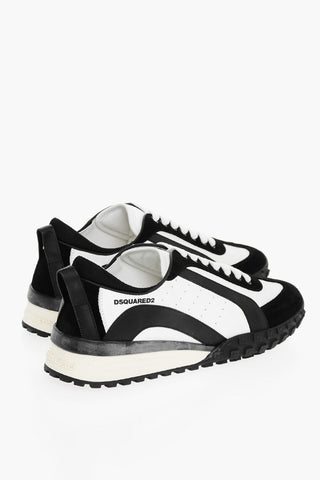 LEGEND Leather Sneakers with Suede Details