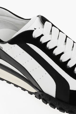 LEGEND Leather Sneakers with Suede Details