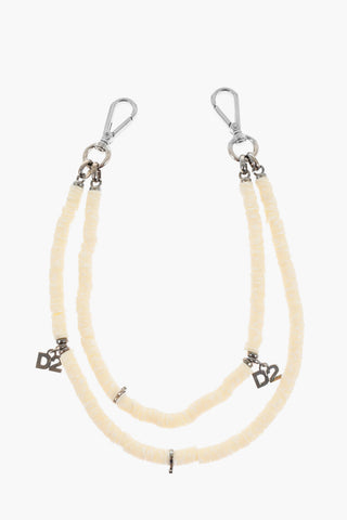Beaded Pant's Chain with Metal Details