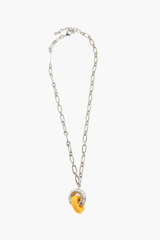 Metal GAMING Chain Necklace with Resin Detail