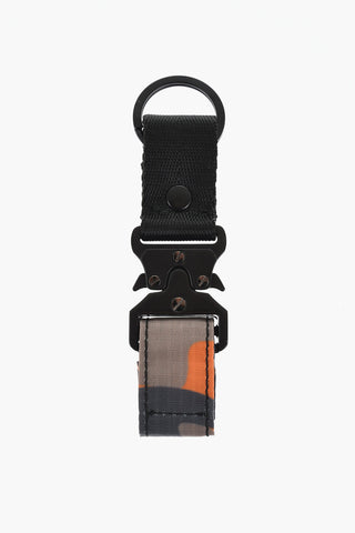 Metal and Nylon Keychain with Camouflage Detail