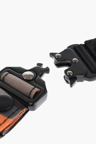 Metal and Nylon Keychain with Camouflage Detail