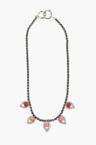 Metal Pant's Chain Embellished with Rhinestones
